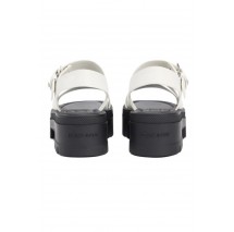 TOMMY JEANS STRAPS LEATHER MAX SANDAL ΠΕΔΙΛΟ ΓΥΝΑΙΚΕΙΟ IVORY
