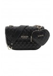 GUESS ATABEY CONVERTIBLE XBODY FLAP ΤΣΑΝΤΑ ΓΥΝΑΙΚΕΙΑ BLACK