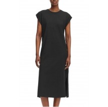 CALVIN KLEIN JEANS SS CREW HVY JERSEY EASY MIDI DRESS ΦΟΡΕΜΑ ΓΥΝΑΙΚΕΙΟ BLACK