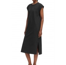 CALVIN KLEIN JEANS SS CREW HVY JERSEY EASY MIDI DRESS ΦΟΡΕΜΑ ΓΥΝΑΙΚΕΙΟ BLACK