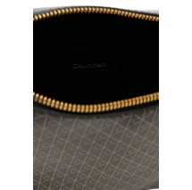 CALVIN KLEIN AOP ELONGATED CAMERA BAG ΤΣΑΝΤΑ ΓΥΝΑΙΚΕΙΑ BLACK