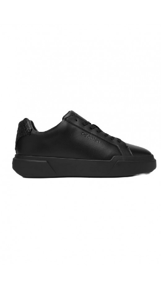 CALVIN KLEIN CHUNKY CUPSOLE LACEUP LTH BT AOP ΠΑΠΟΥΤΣΙ ΑΝΔΡΙΚΟ BLACK