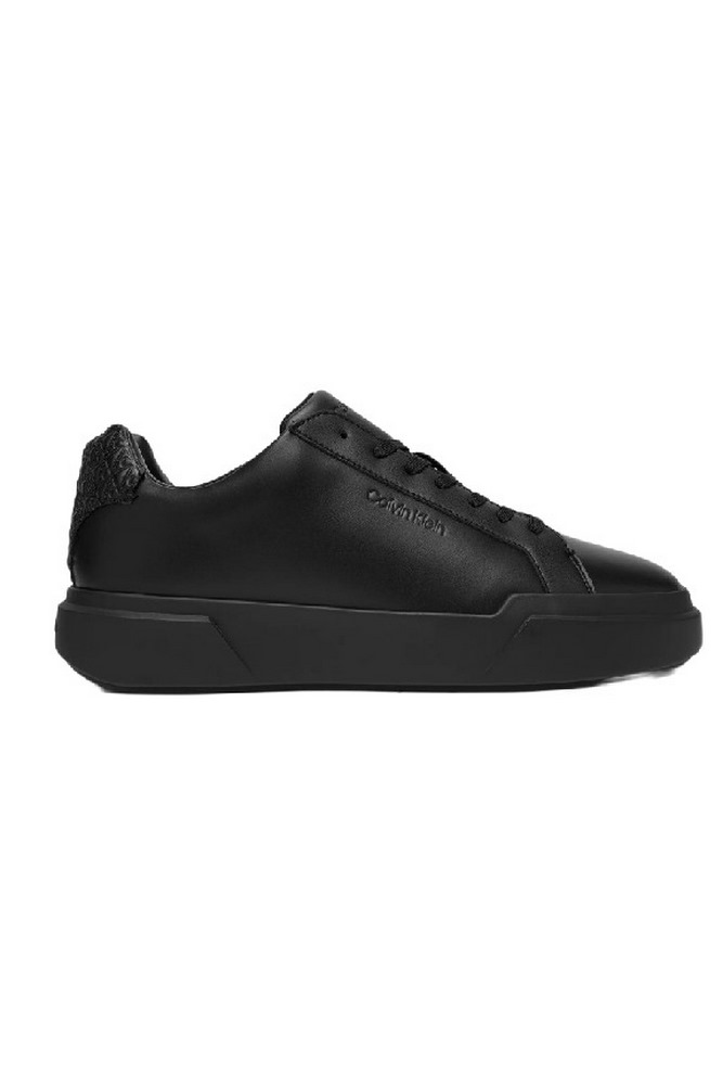 CALVIN KLEIN CHUNKY CUPSOLE LACEUP LTH BT AOP ΠΑΠΟΥΤΣΙ ΑΝΔΡΙΚΟ BLACK