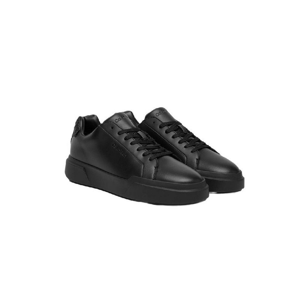 CALVIN KLEIN CHUNKY CUPSOLE LACEUP LTH BT AOP ΠΑΠΟΥΤΣΙ ΑΝΔΡΙΚΟ BLACK
