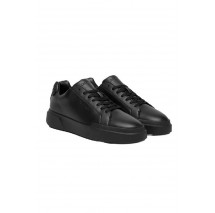 CALVIN KLEIN CHUNKY CUPSOLE LACEUP LTH BT AOP ΠΑΠΟΥΤΣΙ ΑΝΔΡΙΚΟ BLACK