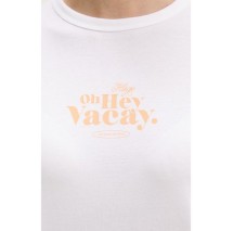 HUGO BOSS JERSEY DICHROMA B T-SHIRT ΜΠΛΟΥΖΑ ΓΥΝΑΙΚΕΙΑ WHITE