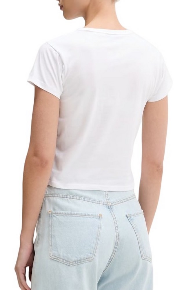 HUGO BOSS JERSEY DICHROMA B T-SHIRT ΜΠΛΟΥΖΑ ΓΥΝΑΙΚΕΙΑ WHITE