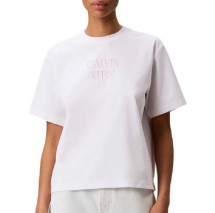 CALVIN KLEIN JEANS CROP BOXY COOLING JERSEY BEAC ΜΠΛΟΥΖΑ ΓΥΝΑΙΚΕΙΑ WHITE