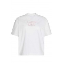 CALVIN KLEIN JEANS CROP BOXY COOLING JERSEY BEAC ΜΠΛΟΥΖΑ ΓΥΝΑΙΚΕΙΑ WHITE