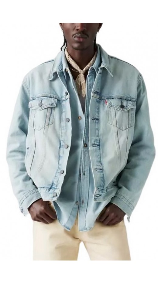 LEVIS THE TRUCKER JACKET 723340599 ΜΠΟΥΦΑΝ ΑΝΔΡΙΚΟ LIGHT DENIM