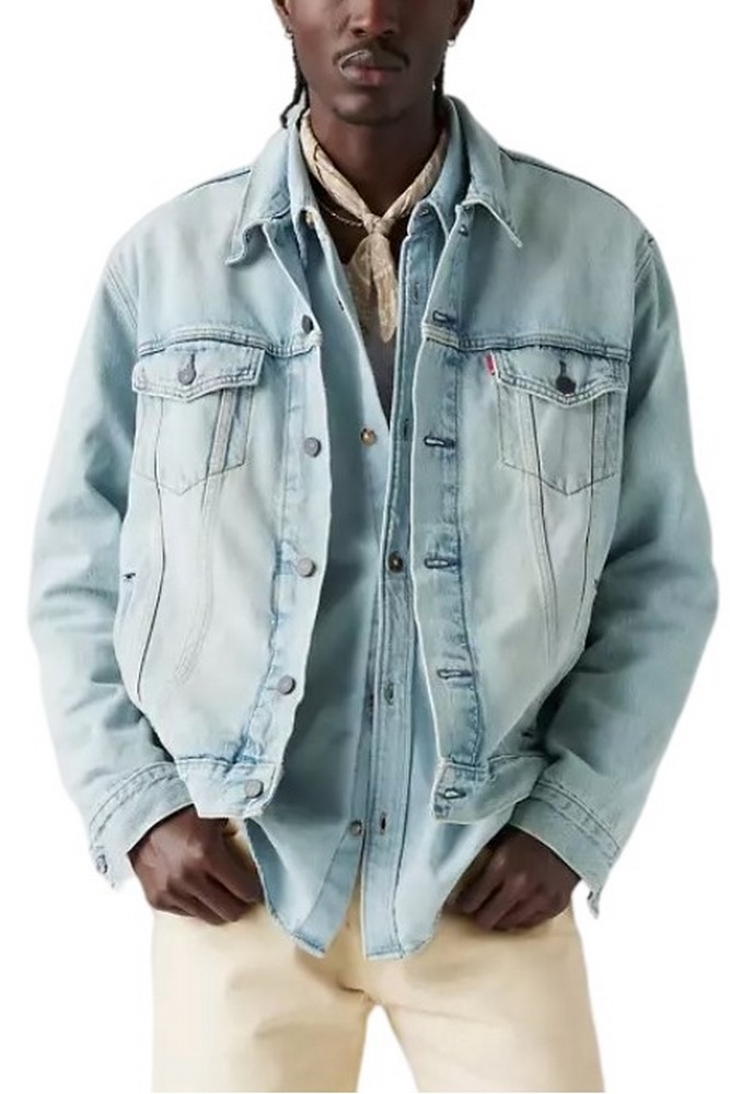 LEVIS THE TRUCKER JACKET 723340599 ΜΠΟΥΦΑΝ ΑΝΔΡΙΚΟ LIGHT DENIM