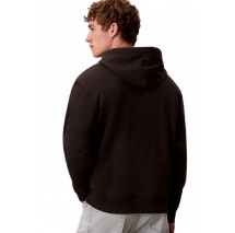 CALVIN KLEIN JEANS EU 350TERRY MONOGRAM HOODIE ΦΟΥΤΕΡ ΜΠΛΟΥΖΑ ΑΝΔΡΙΚΗ BLACK
