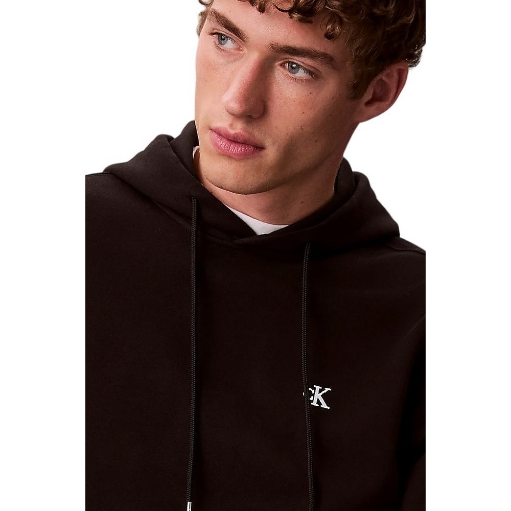 CALVIN KLEIN JEANS EU 350TERRY MONOGRAM HOODIE ΦΟΥΤΕΡ ΜΠΛΟΥΖΑ ΑΝΔΡΙΚΗ BLACK