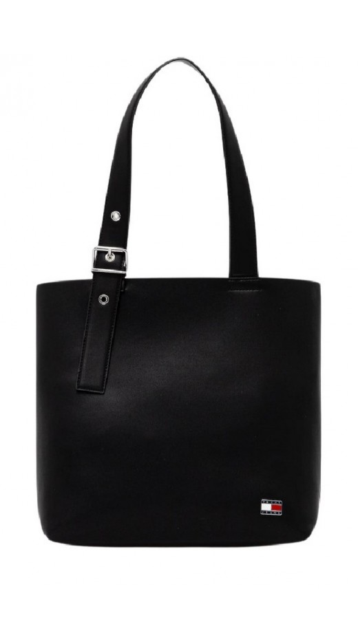 TOMMY JEANS COOL TOTE BAG ΤΣΑΝΤΑ ΓΥΝΑΙΚΕΙΑ BLACK