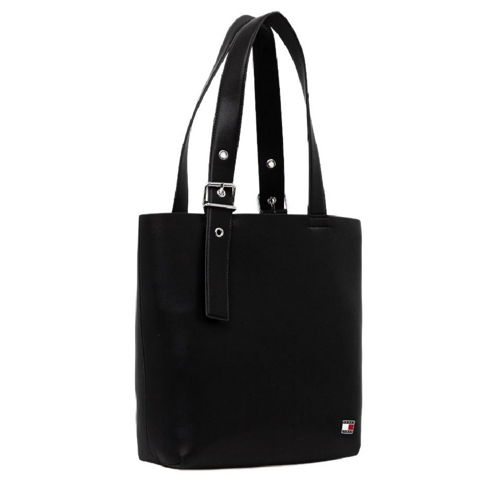 TOMMY JEANS COOL TOTE BAG ΤΣΑΝΤΑ ΓΥΝΑΙΚΕΙΑ BLACK