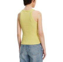 CALVIN KLEIN JEANS MONOLOGO RIB TANK TOP ΤΟΠ ΓΥΝΑΙΚΕΙΟ LIME