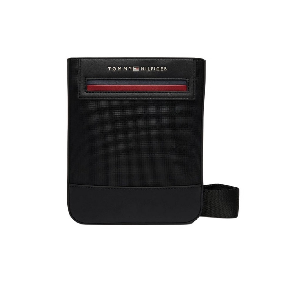 TOMMY HILFIGER FOUNDATION MINI CROSSOVER ΤΣΑΝΤΑ ΑΝΔΡΙΚΗ BLACK