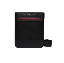 TOMMY HILFIGER FOUNDATION MINI CROSSOVER ΤΣΑΝΤΑ ΑΝΔΡΙΚΗ BLACK