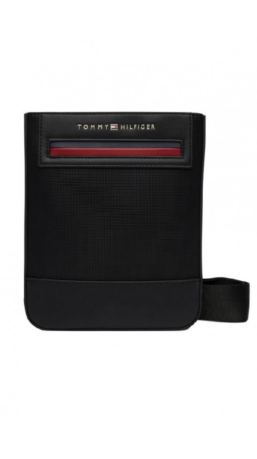 TOMMY HILFIGER FOUNDATION MINI CROSSOVER ΤΣΑΝΤΑ ΑΝΔΡΙΚΗ BLACK