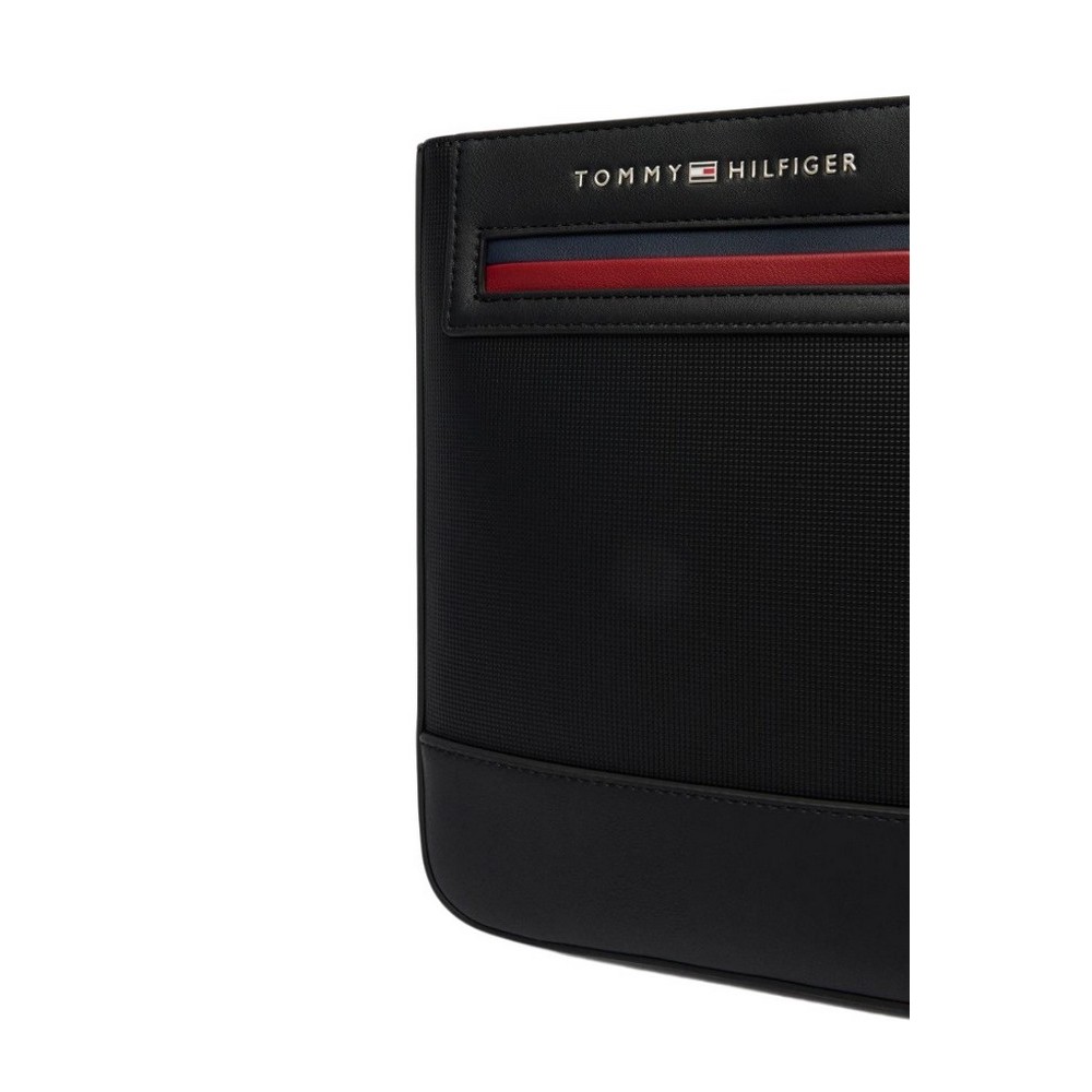 TOMMY HILFIGER FOUNDATION MINI CROSSOVER ΤΣΑΝΤΑ ΑΝΔΡΙΚΗ BLACK