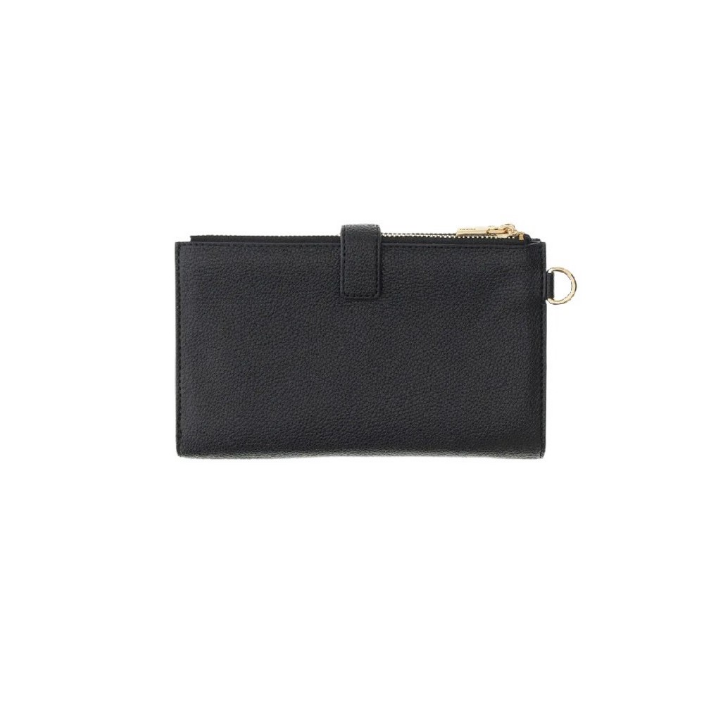GUESS LAUREL II SLG DBL ZIP ORGNZR ΠΟΡΤΟΦΟΛΙ ΓΥΝΑΙΚΕΙΟ BLACK