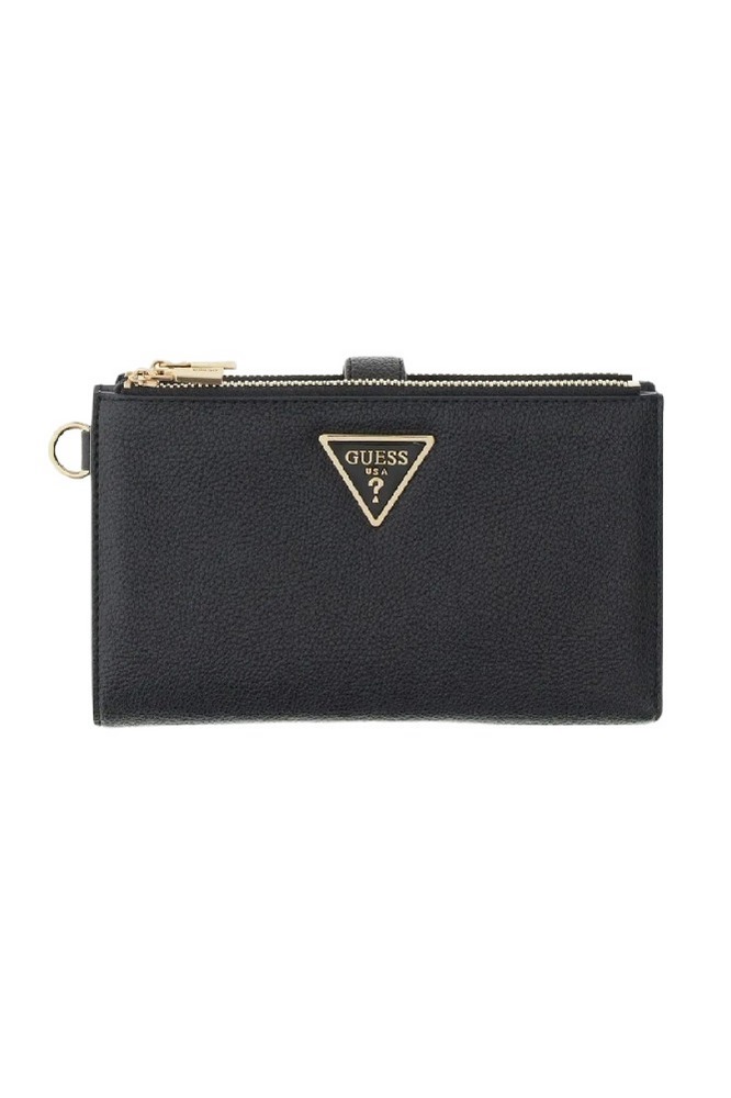 GUESS LAUREL II SLG DBL ZIP ORGNZR ΠΟΡΤΟΦΟΛΙ ΓΥΝΑΙΚΕΙΟ BLACK