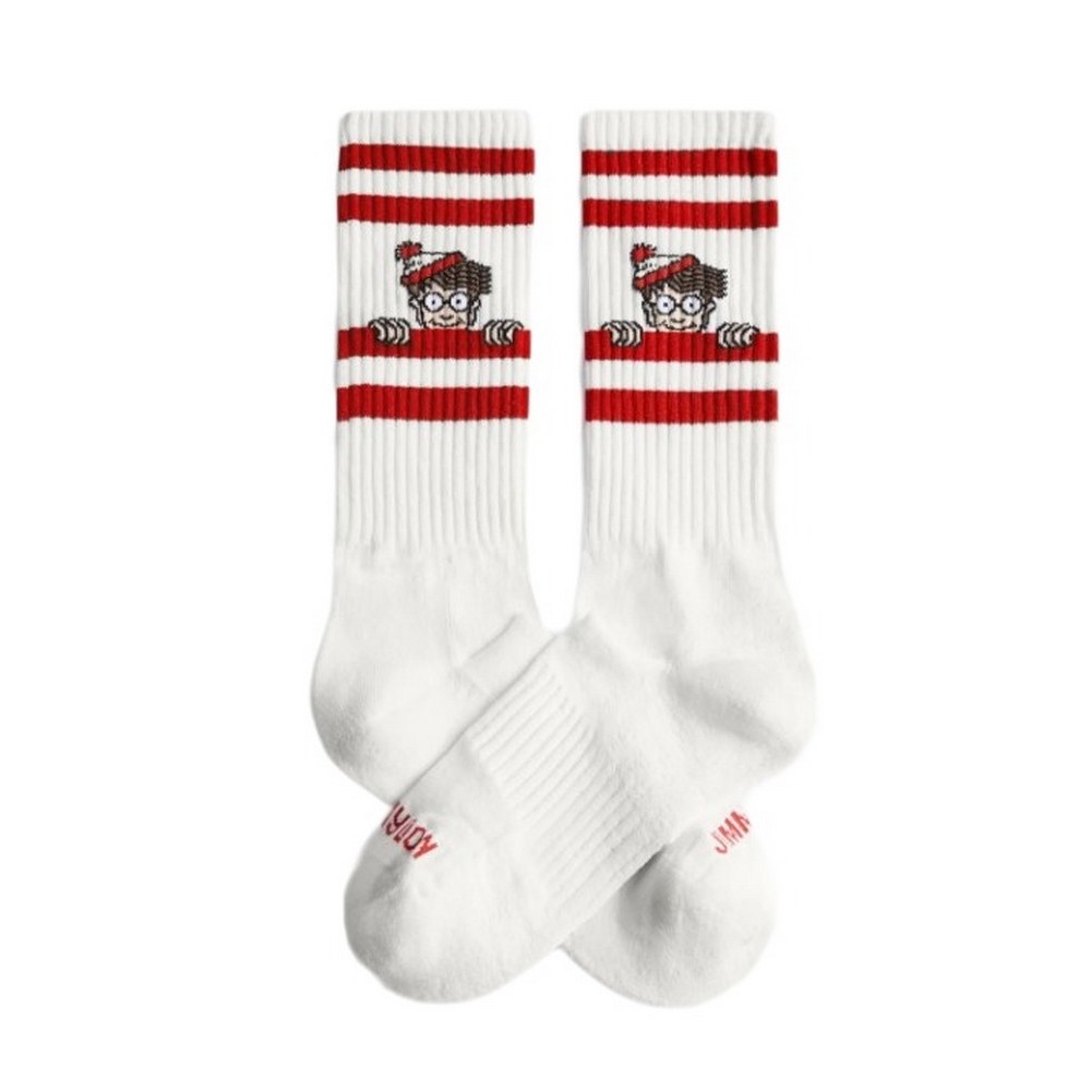 JIMMY LION ATHLETIC WALLY SOCKS UNISEX ΚΑΛΤΣΕΣ WHITE