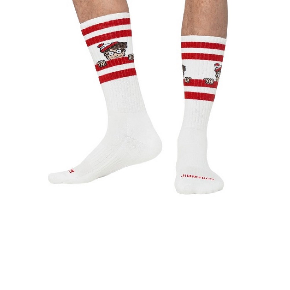 JIMMY LION ATHLETIC WALLY SOCKS UNISEX ΚΑΛΤΣΕΣ WHITE