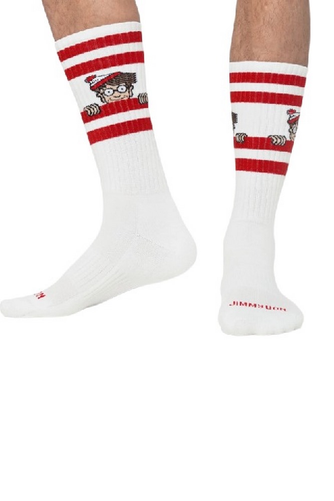 JIMMY LION ATHLETIC WALLY SOCKS UNISEX ΚΑΛΤΣΕΣ WHITE