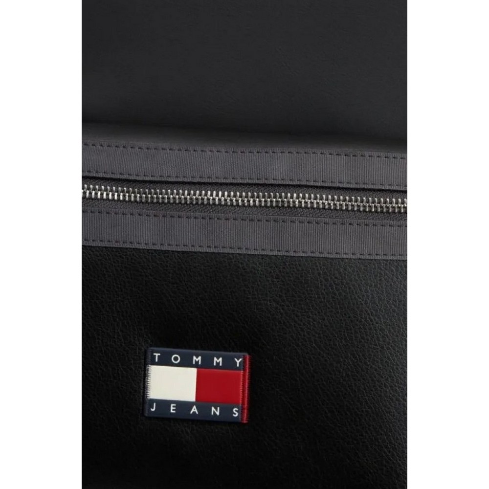 TOMMY JEANS ELEVATED PU BACKPACK ΤΣΑΝΤΑ ΑΝΔΡΙΚΗ BLACK