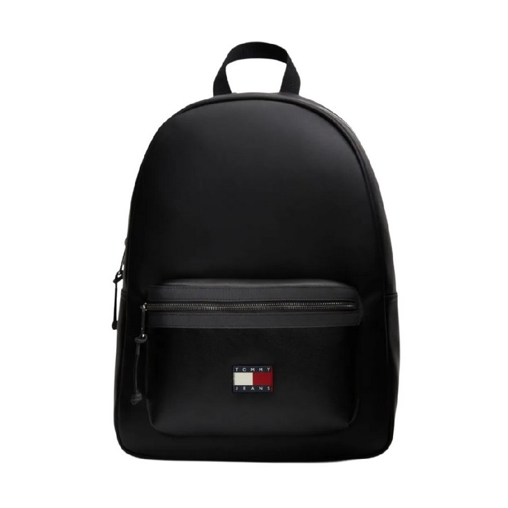 TOMMY JEANS ELEVATED PU BACKPACK ΤΣΑΝΤΑ ΑΝΔΡΙΚΗ BLACK