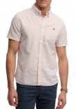 SUPERDRY D4 STUD CLASSIC SEERSUCKER SHIRT ΠΟΥΚΑΜΙΣΟ ΑΝΔΡΙΚΟ PINK