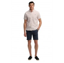 SUPERDRY D4 STUD CLASSIC SEERSUCKER SHIRT ΠΟΥΚΑΜΙΣΟ ΑΝΔΡΙΚΟ PINK