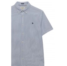 SUPERDRY D4 STUD CLASSIC SEERSUCKER SHIRT ΠΟΥΚΑΜΙΣΟ ΑΝΔΡΙΚΟ CIEL