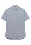 SUPERDRY D4 STUD CLASSIC SEERSUCKER SHIRT ΠΟΥΚΑΜΙΣΟ ΑΝΔΡΙΚΟ CIEL