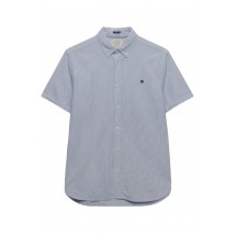 SUPERDRY D4 STUD CLASSIC SEERSUCKER SHIRT ΠΟΥΚΑΜΙΣΟ ΑΝΔΡΙΚΟ CIEL