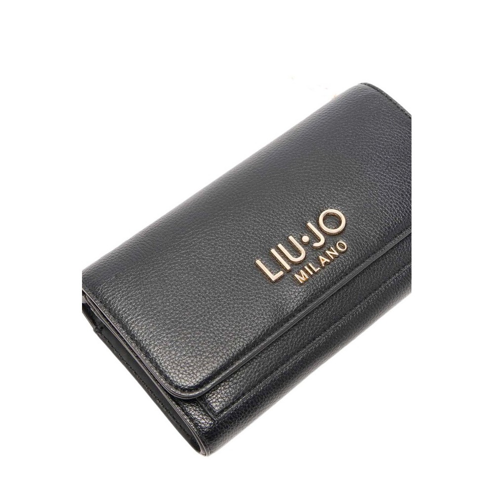 LIU JO CALIWEN MIN OF 2 ECS XL BIFOLD AF5191E0058 ΤΣΑΝΤΑ ΓΥΝΑΙΚΕΙΑ BLACK