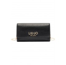 LIU JO CALIWEN MIN OF 2 ECS XL BIFOLD AF5191E0058 ΤΣΑΝΤΑ ΓΥΝΑΙΚΕΙΑ BLACK