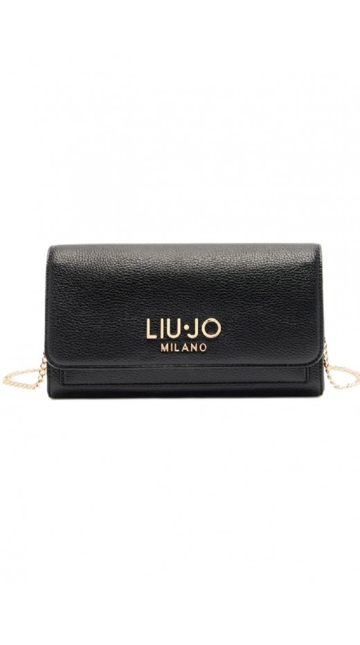 LIU JO CALIWEN MIN OF 2 ECS XL BIFOLD AF5191E0058 ΤΣΑΝΤΑ ΓΥΝΑΙΚΕΙΑ BLACK