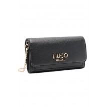 LIU JO CALIWEN MIN OF 2 ECS XL BIFOLD AF5191E0058 ΤΣΑΝΤΑ ΓΥΝΑΙΚΕΙΑ BLACK