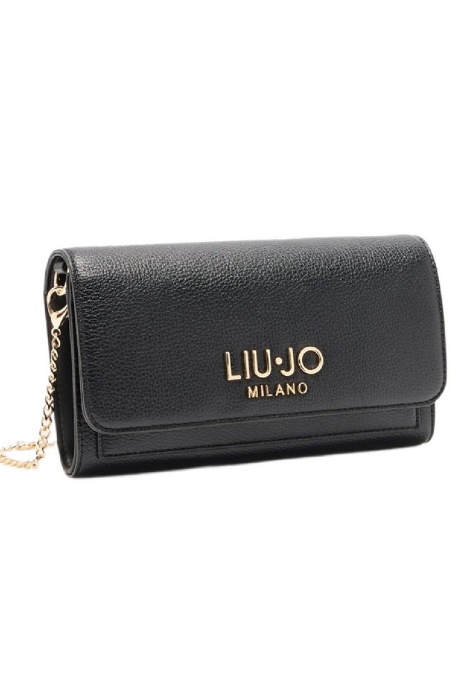 LIU JO CALIWEN MIN OF 2 ECS XL BIFOLD AF5191E0058 ΤΣΑΝΤΑ ΓΥΝΑΙΚΕΙΑ BLACK