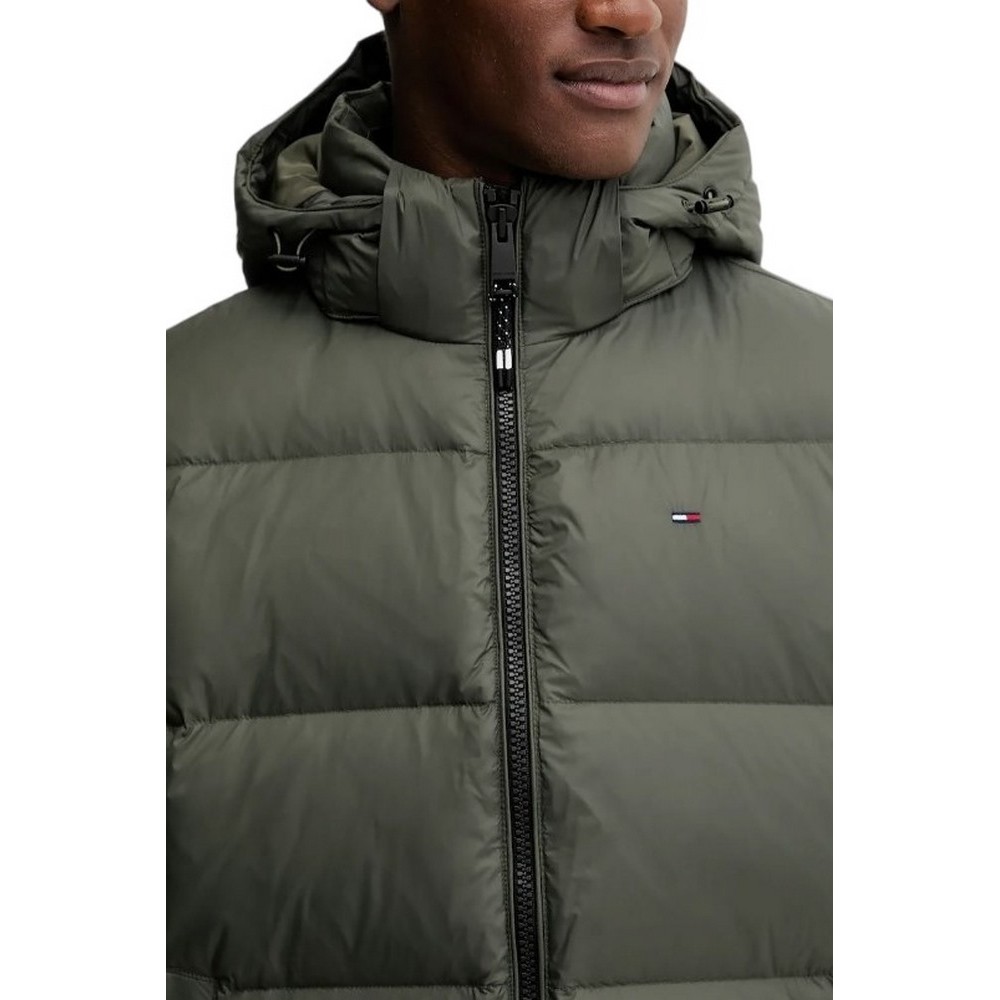 TOMMY JEANS ESSENTIAL DOWN VEST EXT ΓΙΛΕΚΟ ΜΠΟΥΦΑΝ ΑΝΔΡΙΚΟ GREEN