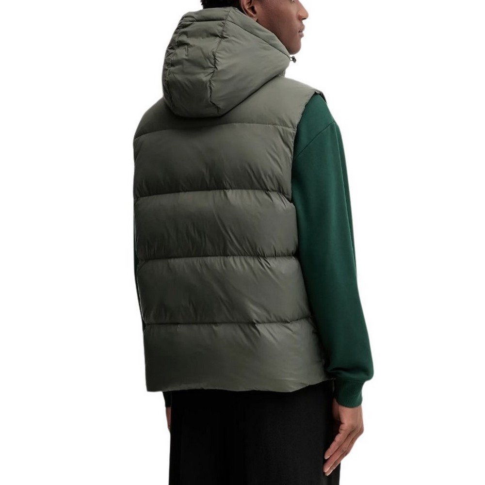 TOMMY JEANS ESSENTIAL DOWN VEST EXT ΓΙΛΕΚΟ ΜΠΟΥΦΑΝ ΑΝΔΡΙΚΟ GREEN