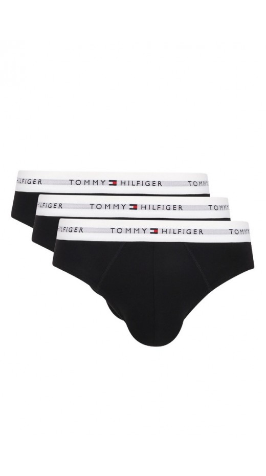 TOMMY HILFIGER 3P BRIEF WB ΕΣΩΡΟΥΧΟ ΑΝΔΡΙΚΟ BLACK