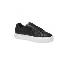 CALVIN KLEIN JEANS BASKET LACE UP LTH AOP ΠΑΠΟΥΤΣΙ ΓΥΝΑΙΚΕΙΟ BLACK