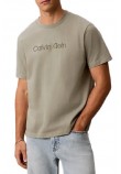 CALVIN KLEIN JEANS 20s EU SPW HD SHIN STNDRD GRA T-SHIRT ΜΠΛΟΥΖΑ ΑΝΔΡΙΚΗ KHAKI