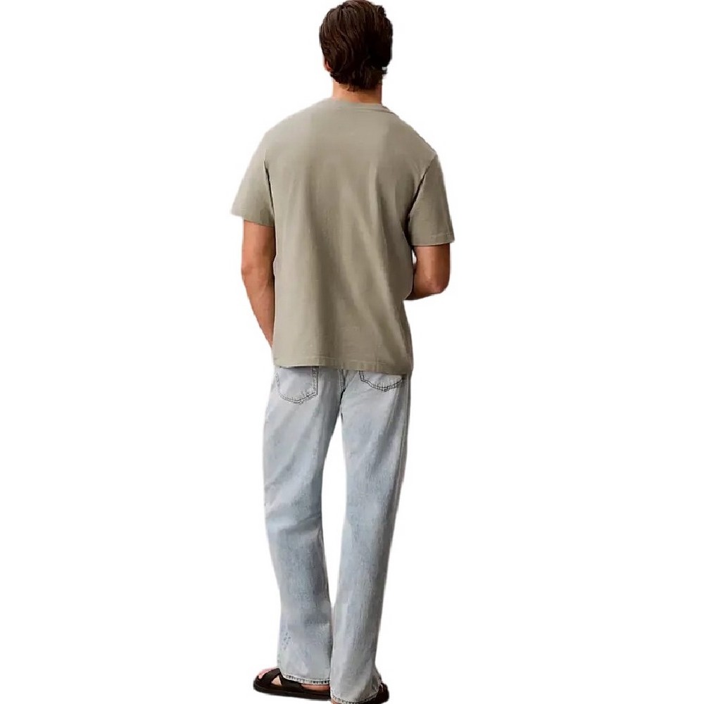 CALVIN KLEIN JEANS 20s EU SPW HD SHIN STNDRD GRA T-SHIRT ΜΠΛΟΥΖΑ ΑΝΔΡΙΚΗ KHAKI