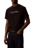 CALVIN KLEIN JEANS 20s EU SPW HD SHIN STNDRD GRA T-SHIRT ΜΠΛΟΥΖΑ ΑΝΔΡΙΚΗ BLACK