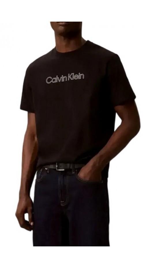 CALVIN KLEIN JEANS 20s EU SPW HD SHIN STNDRD GRA T-SHIRT ΜΠΛΟΥΖΑ ΑΝΔΡΙΚΗ BLACK