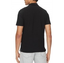 GUESS LYLE SS POLO T-SHIRT ΜΠΛΟΥΖΑ ΑΝΔΡΙΚΗ BLACK